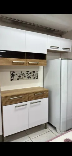 Armário Cozinha Ripado - 3 peças