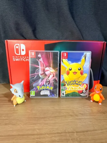 Switch - Pokémon Shining Pearl + Let?Go Pikachu