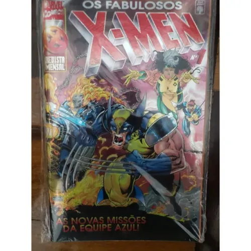 HQ Fabulosos X-Men 1 e 2 - RARIDADES - Edição 1 Capa Metalizada