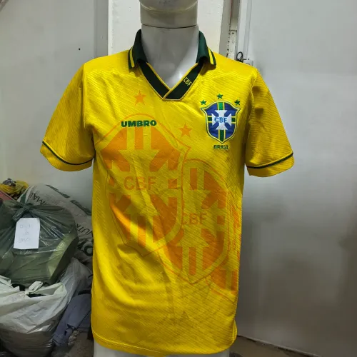 CAMISA BRASIL 1994 TETRA UMBRO RETRÔ - TAM M VESTE G