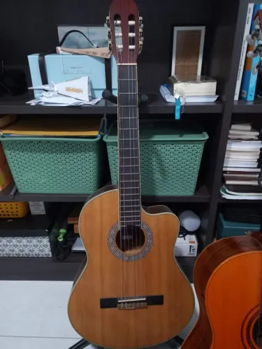 Violão Eletroacústico Nylon Hofma YE 225 Novo