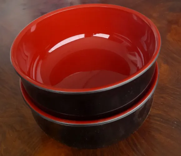 Kit 2 tigelas japonesas bowl oriental melamina