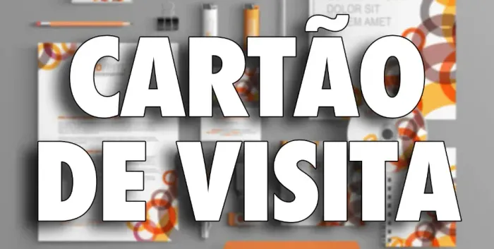 Criação de cartão de visitas