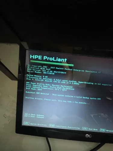 Servidor HPE ML30 gen9 | 1220v5 | 8GB RAM DDR4 UDIM