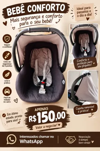 Bebê conforto Tutti frute