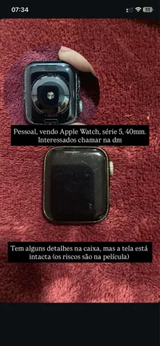 Apple Watch, série 5, 40mm