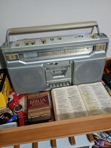 Rádio gravador polivox stereo