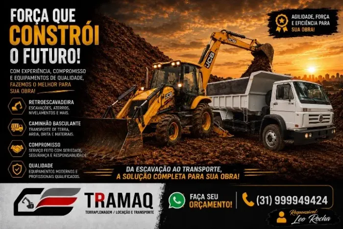 Serviços de terraplanagem