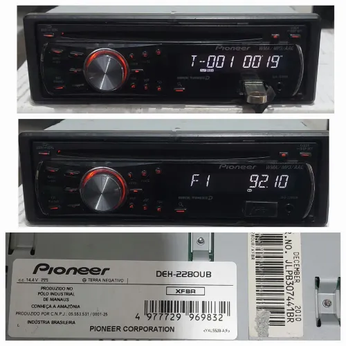 Pioneer muito novo deh-2280ub