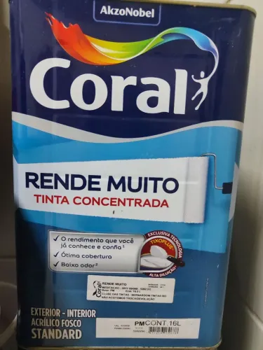 Tinta Coral rende muito 16L