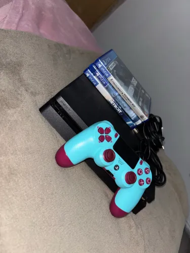 Ps4 completo + 4 jogos + controle 