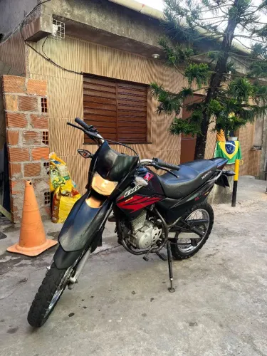 Bros 150 carburada partida elétrica 