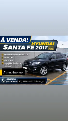 Hyundai Santa Fe GLS 3.5 V6 4X4 Tiptronic 2012