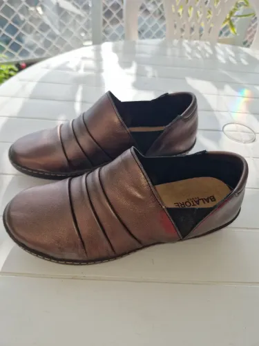 Sapato couro bronze Balarore tamanho 36
