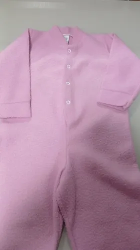 Macacão pijama bebê rosa