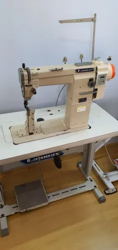 Máquina de Costura de Coluna LANMAX GC24018 Direct Drive - Industrial para Couro