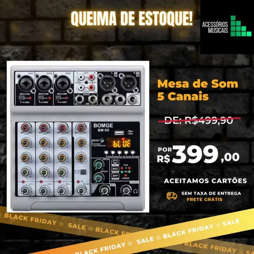 Transmissor sem fio para microfones e instrumentos musicais
