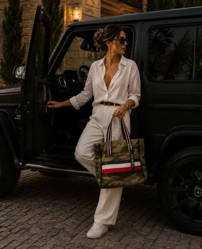 Bolsa Tommy Hilfiger CAMUFLADA