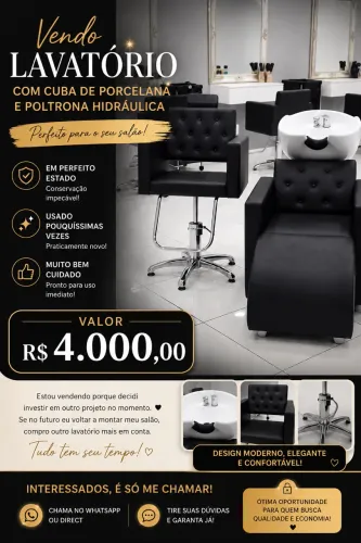 Móveis para salão de beleza