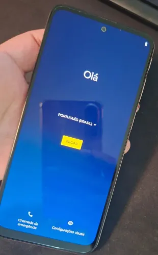 *VENDA Celular Motorola Moto G41 usado em bom estado na cor rosa.