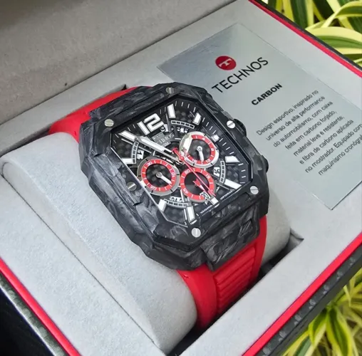 relógio carbon