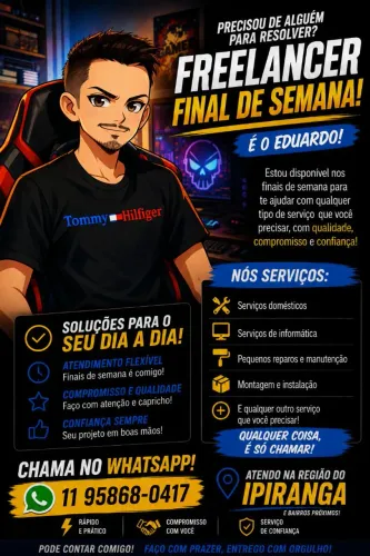 Faço Freelancer final de semana