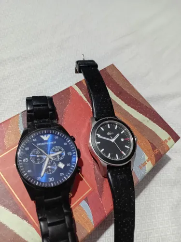 Relógios emporio armário e lacoste original 
