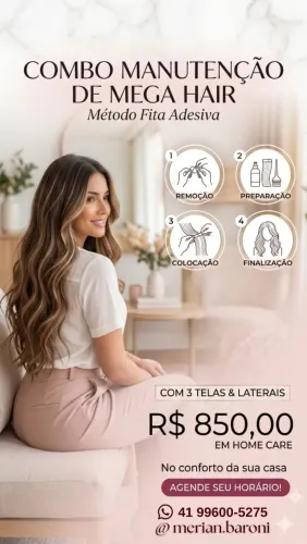 manutenção mega hair