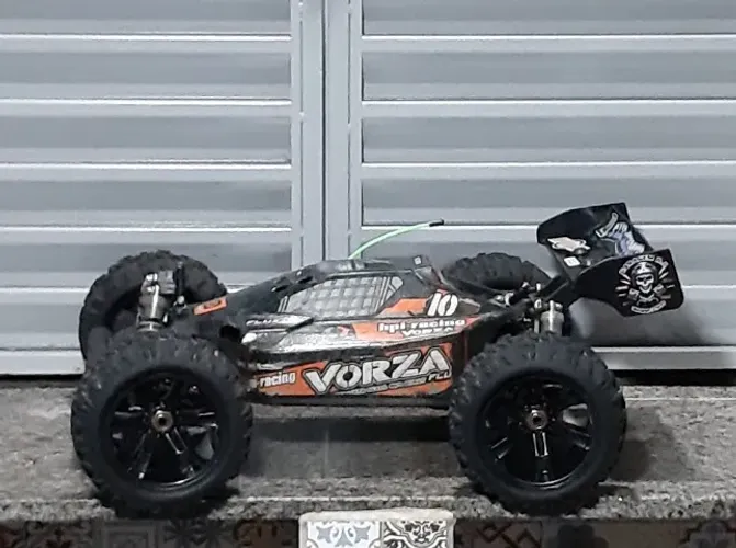 Automodelo HPI VORZA FLUX Elétrico 6S 1/8 completo com Rádio Zero FS-GT3B e Bolsa de Lona