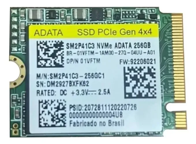 Ssd M.2 2230 Nvme 256gb Adata Pcie Gen4x4