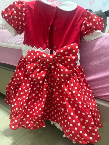 Vestido minnie vermelha