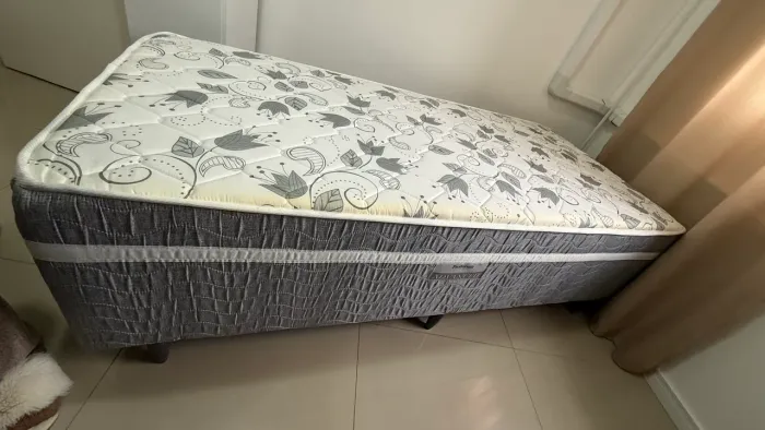 Cama Solteiro Box Conjugado