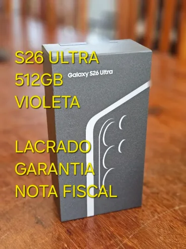 S26 Ultra 512GB Lacrado com Nota Fiscal e Garantia de 1 ano