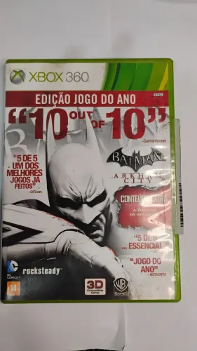 Jogo BatMan Arkham city Xbox 360 original edição limitada