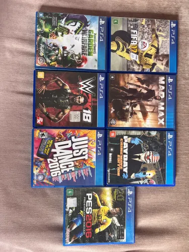 Vendo jogos de PS4 a R$70,00 a unidade