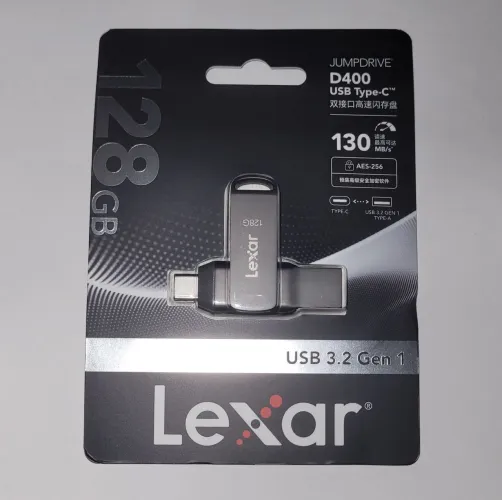 Pen drive Lexar 128gb D400 Original - Pronta Entrega