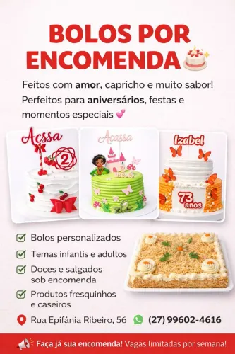 Bolos e tortas
