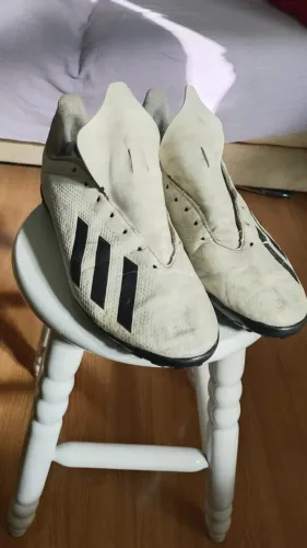Chuteira Adidas Predator Tango 18.3 Society Branca - Original Num 43