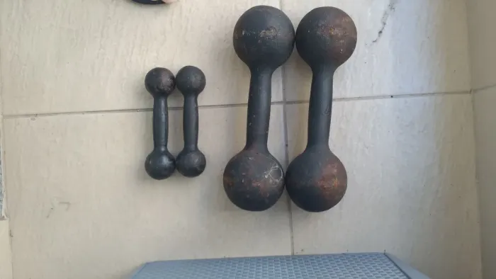 Halteres 1kg e 7 kg