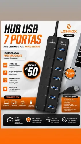 HUB USB 7 porta