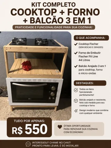 Cooktop + forno