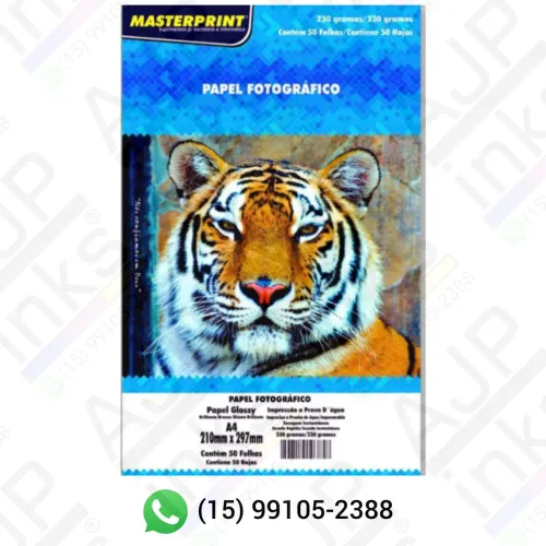 Papel Fotográfico Glossy 230g A4