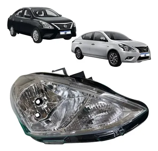 Farol Nissan Versa Lado Direito 2015 2016 2017 2018 2019 Direito/passageiro
