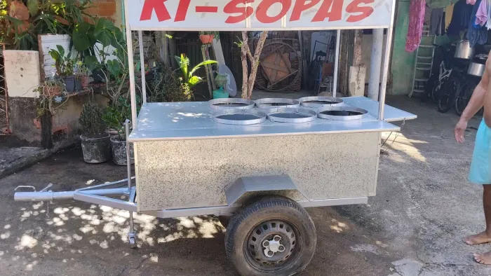 Barraca de Caldos com 6 compartimentos 