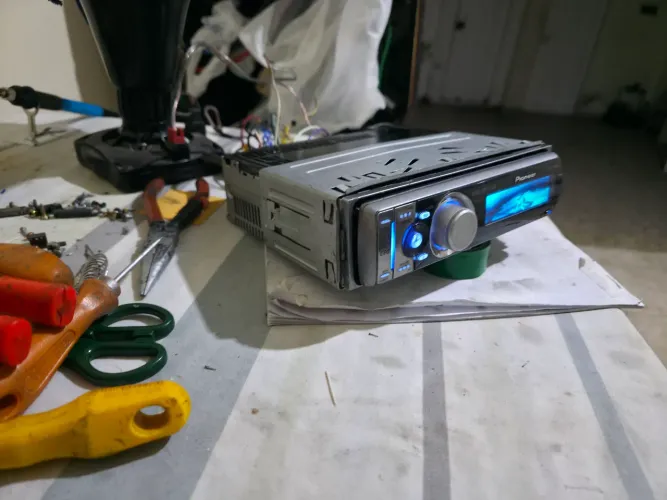 Rádio pioneer deh 7880mp com Bluetooth. 