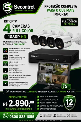 Câmeras de segurança para casa , com monitor