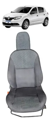 Banco Dianteiro Esquerdo Renault Sandero 1.0 2020 Uzad0 Cinza