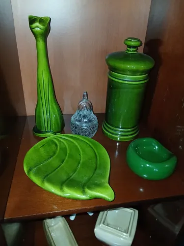 Kit de porcelana verde(falar com marilda *)