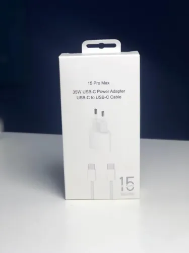 Kit Carregador 35W USB-C + Cabo USB-C