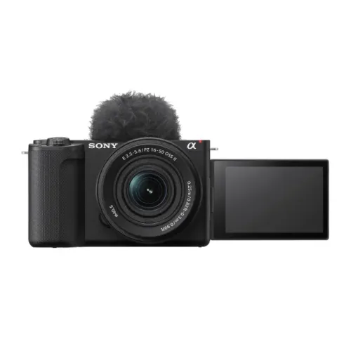 CÂMERA SONY ZVE10 NOVA COM LENTE DO KIT 16-50 OSS II